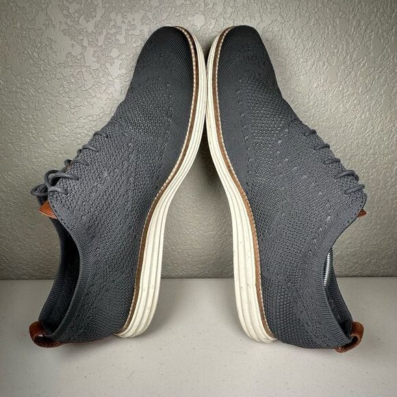 Cole Haan Mens 13 Stitchlite Wingtip Oxford Sneakers Gray C27961 Low Top Brogue main image 8